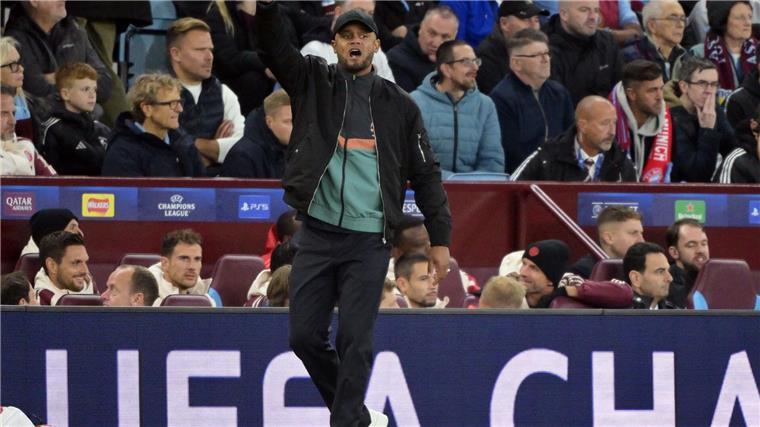 Kompany hält Kurs: Riskanter Bayern-Stil auch in Frankfurt Konsequent in seinem Kurs: Bayern-Trainer Vincent Kompany.