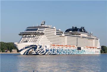 Die Euribia liegt im Hafen von Kiel.