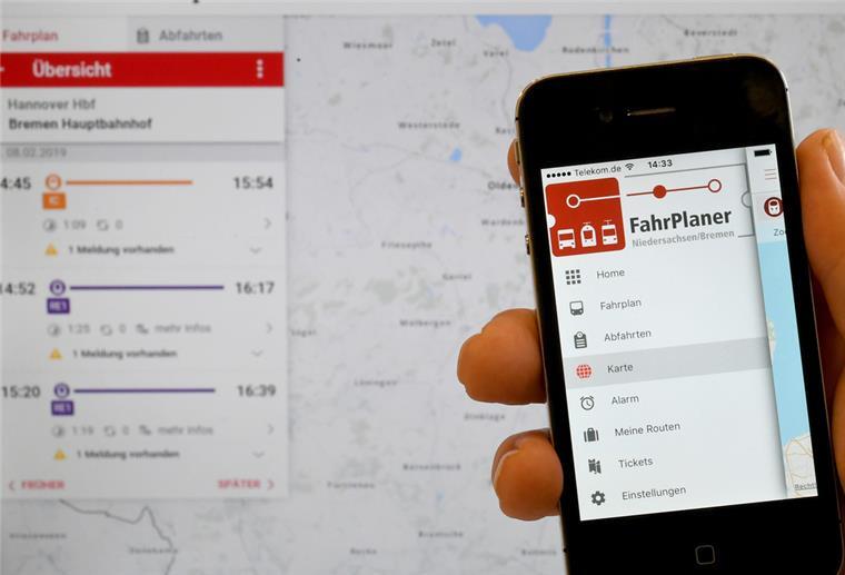 FahrPlaner der Deutschen Bahn
