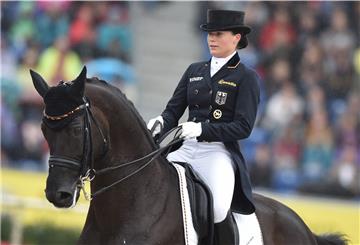 Kristina Broering-Sprehe holte mit ihrem Erfolgspferd Desperados Gold bei den Olympischen Spielen in Rio de Janeiro.