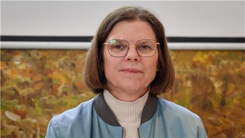 Kristina Vogt, Spitzenkandidatin der Bremer Linken.