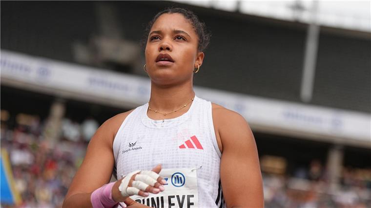 Farken wieder mit Rekord - Istaf-Siege für Weber und Mihambo Kugelstoß-Olympiasiegerin Yemisi Ogunleye hatte technische Probleme.