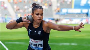 Kugelstoß-Olympiasiegerin Yemisi Ogunleye zählt bei der Wahl zur „Sportlerin des Jahres“ zu den Favoritinnen.