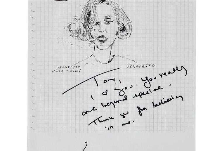 Lady Gaga drückt ihre Verehrung für Tony Bennett in einem Dankesbrief aus.