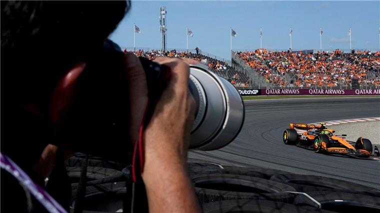 Lando Norris entreißt Max Verstappen die Pole in Zandvoort.