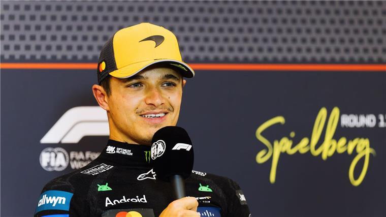 Lando Norris hat nach seinem Kanada-Desaster wieder gute Laune.