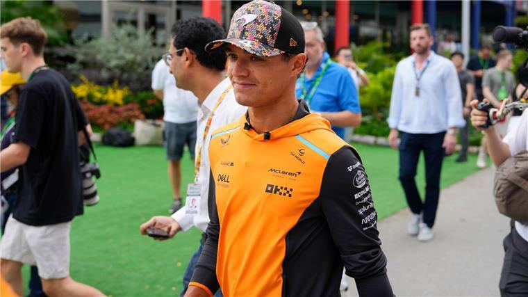 Lando Norris ist die Nummer eins im Freitagstraining.