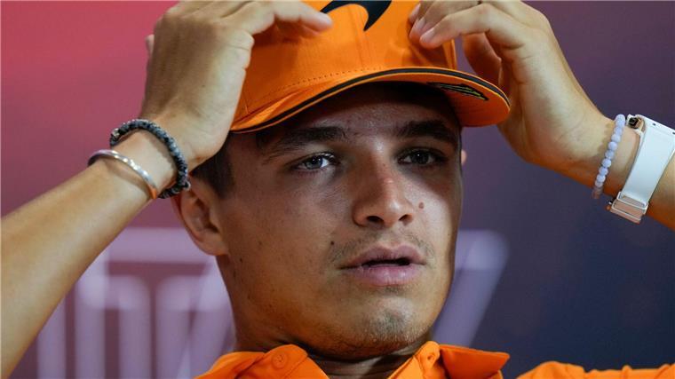 Lando Norris spricht über den Druck, den er im WM-Kampf hat.