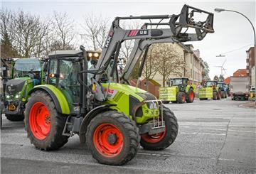 Landwirte protestieren. (Symbolbild)
