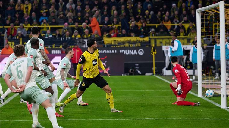 Laut DFB hätte das zweite Dortmunder Tor nicht zählen dürfen.