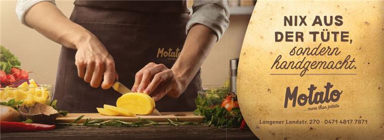 Tolle Knolle - Leckere Gerichte rund um die Kartoffel Motato in Bremerhaven
