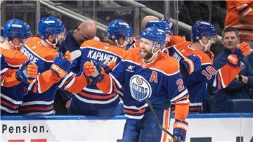 Leon Draisaitl erzielte gegen Minnesota mit einem Pass kurios sein 15. Saisontor.