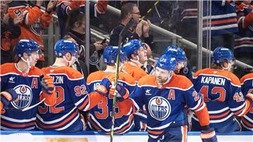 Leon Draisaitl von den Edmonton Oilers erzielte gegen die Anaheim Ducks bereits sein 28. Saisontor.