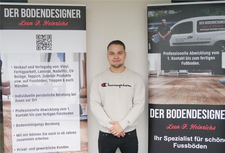 „Entscheiden Sie sich für den BODENDESIGNER - Der beste Partner für Ihren Traumboden!“ Leon Heinrichs ist DER BODENDESIGNER.