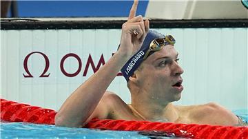 Léon Marchand hat bei Olympia erneut begeistert.