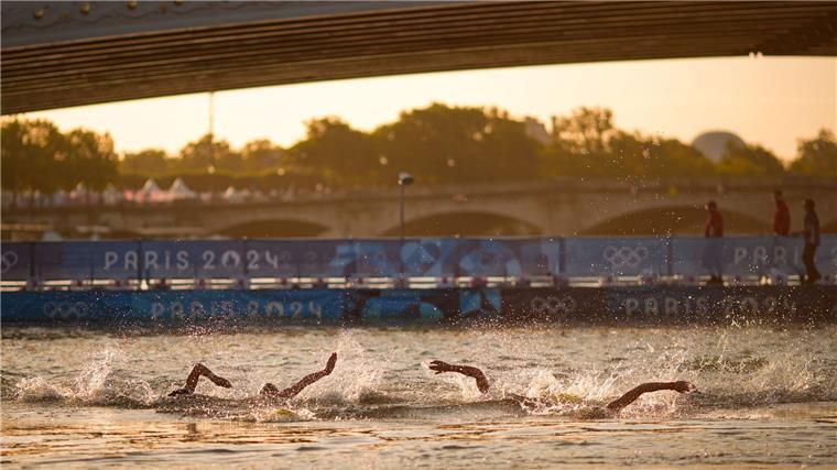 Leonie Beck hatte mit den Bedingungen im Fluss große Probleme.