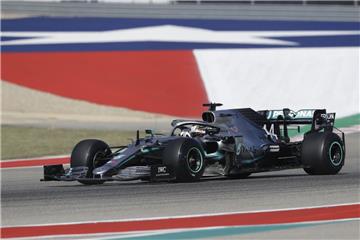Lewis Hamilton beim Freien Training. Der Formel-1-Pilot kritisiert die schlechte Strecke in Austin (Texas).