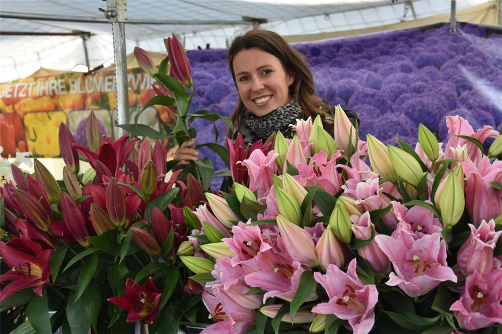 Lilien über Lilien: Bei Isabeau Koolen aus Holland (26) sind die wunderschönen Blumen, die bis zu zwei Meter hoch werden können und sehr robust sein sollen, zu haben.
