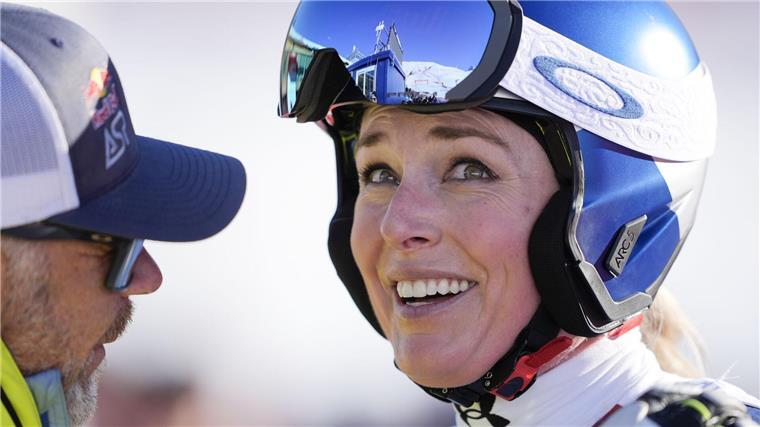 Lindsey Vonn bestritt in St. Moritz ihr erstes großes Rennen seit 2141 Tagen.