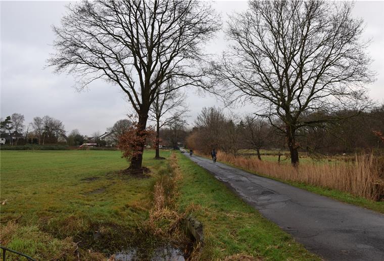 Links und rechts vom Weg 89 soll in Wulsdorf ein neues Baugebiet entstehen. Ob die Idee umgesetzt wird, steht noch nicht fest. Zunächst ist geplant, den Flächennutzungsplan zu ändern.
