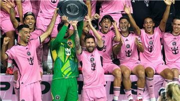 Lionel Messi (M.) führte Inter Miami zum Punkterekord.