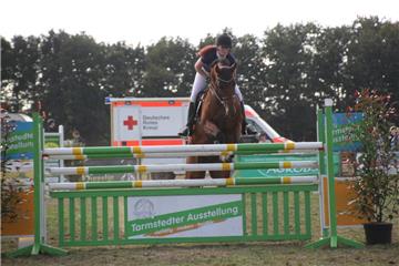 Lisa Küpper (RC Stotel) Siegerin in der zweiten Abteilung des M**-Springens mit ...
