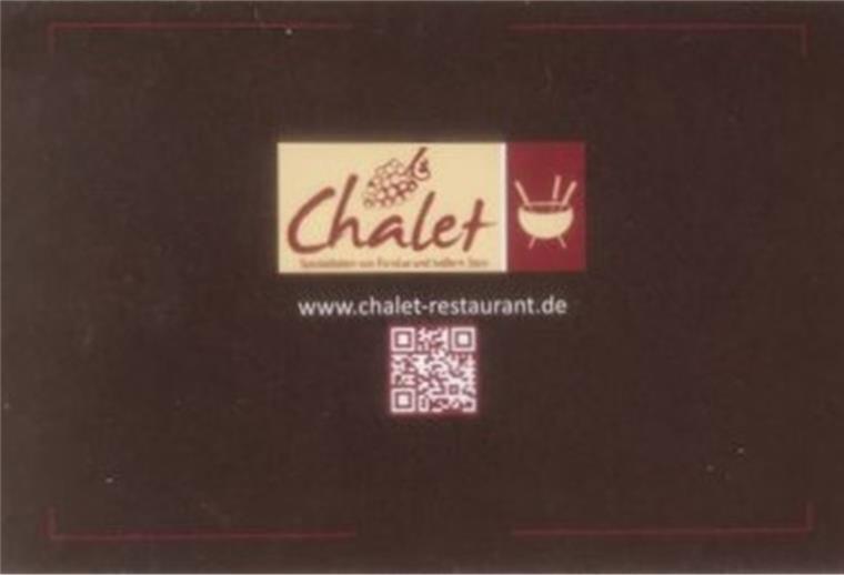 Das Logo von dem Restaurant Chalet.