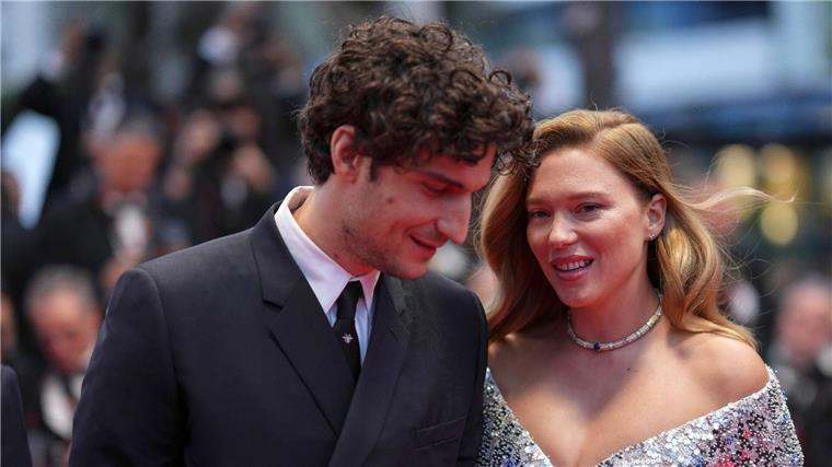 Filmfestspiele in Cannes eröffnet Louis Garrel und Lea Seydoux, Darsteller in „The Second Act“, bei der Eröffnung des Filmfestivals von Cannes.