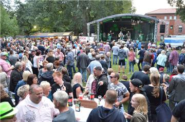 LoxRock: Zum Abend wurde der Gertrudenpark in Loxstedt immer voller. Foto: Schmo...