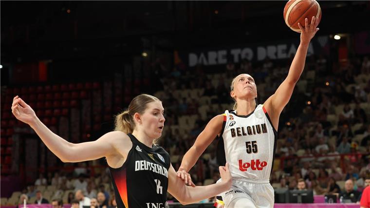 Luisa Geiselsöder und Co. waren gegen Belgien ohne Chance.