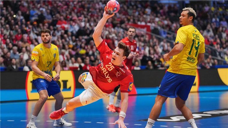 Lukas Jörgensen steht mit Dänemark im Halbfinale der Handball-WM.