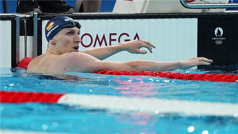 Lukas Märtens hat das Finale über 200 Meter Rücken erreicht.