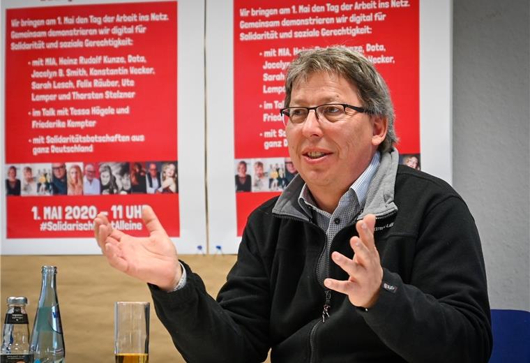 Lutz Bock, Vorsitzender des DGB in Bremerhaven, kritisiert, dass Minijobber in der Corona-Krise keine finanzielle Absicherung haben.