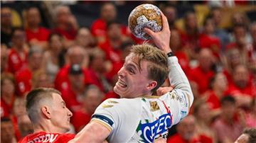 Magdeburgs Gisli Kristjansson im Viertelfinal-Rückspiel in Veszprém.