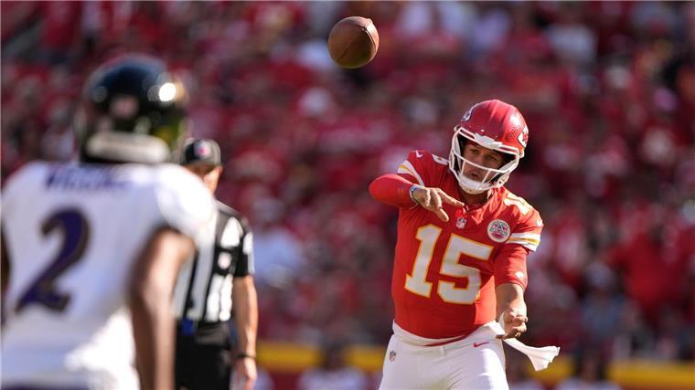 Mahomes hatte gegen die Ravens bessere Anspielstationen als zuletzt.