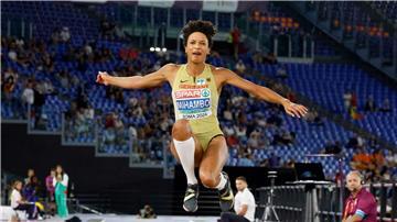 Malaika Mihambo holte sich bei der Olympia-Generalprobe in London den Sieg.