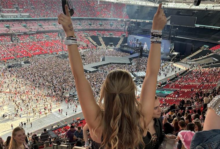 Taylor-Swift-Konzert in der Londoner Wembleyarena.