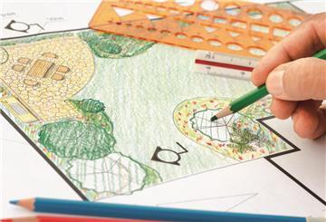 Gartenplanung, Skizze, Maßstab, Beete