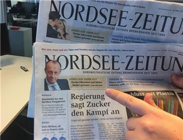Manche Leser dürften sich über das Foto auf dem Titel der NORDSEE-ZEITUNG gewundert haben.
