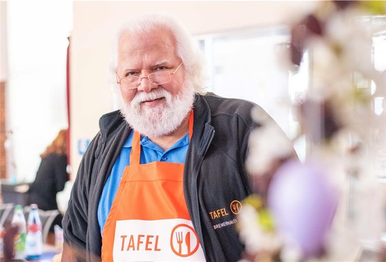 Manfred Jabs von der Bremerhavener Tafel, die auch Ausgabestellen im Landkreis betreibt, hofft auf Spender.