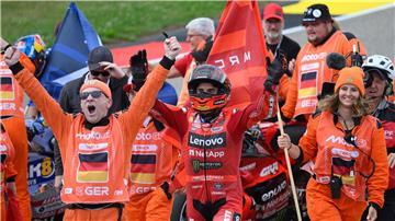 Marc Márquez jubelt gerne am Sachsenring. 