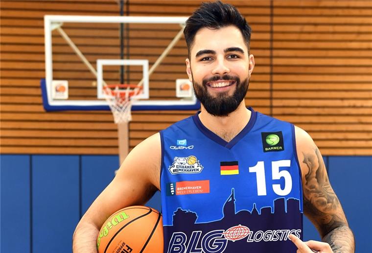 Marcel Keßen von den Eisbären Bremerhaven hat schon als Jugendlicher gegen Herrenbasketballer gespielt.