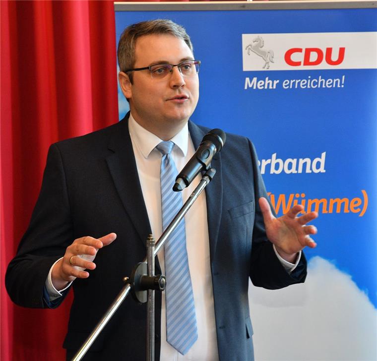 Marco Prietz will 2021 als Landratkandidat der CDU bei den Kommunalwahlen im Landkreis Rotenburg antreten.