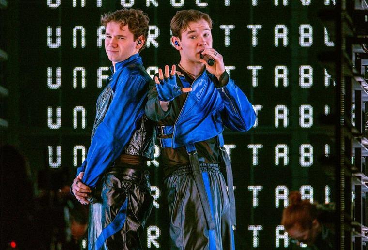 Marcus & Martinus aus Schweden stellen ihren Titel „Unforgettable“ vor.