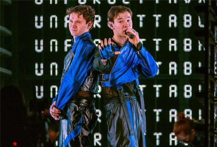 Marcus & Martinus aus Schweden stellen ihren Titel „Unforgettable“ vor.