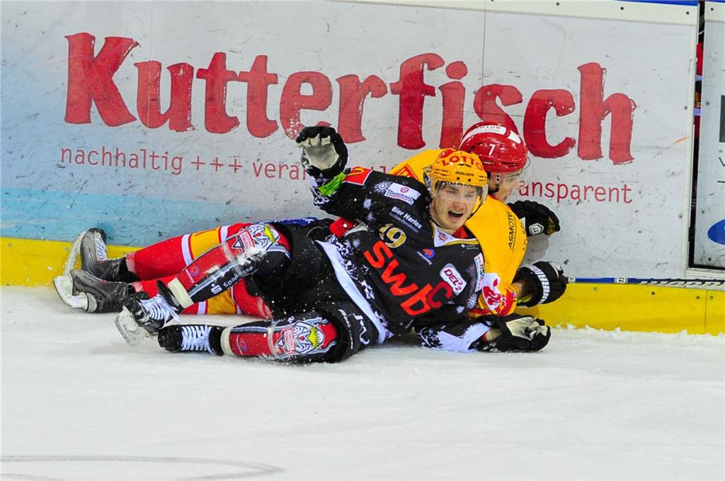 Marian Dejdar mitten drin im Getümmel. 