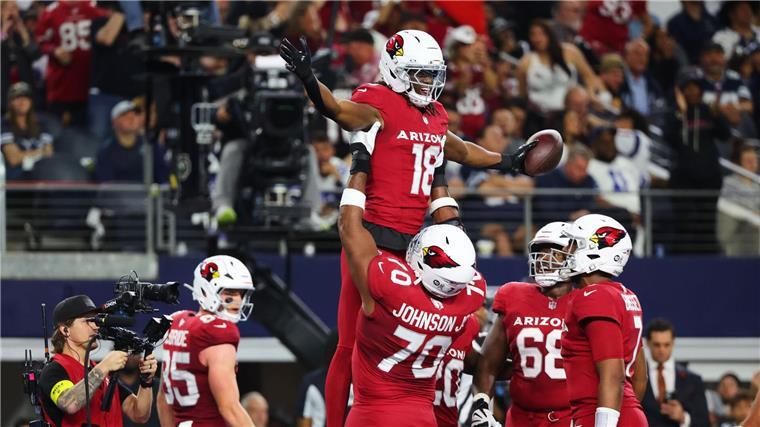 Marvin Harisson (oben) sorgte für den ersten Touchdown der Partie.
