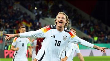 Matchwinner Nick Woltemade beim Sieg der U21 gegen Bulgarien.