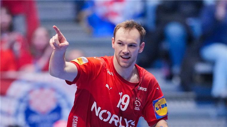 Mathias Gidsel führt Dänemark zum vierten WM-Titel nacheinander. 