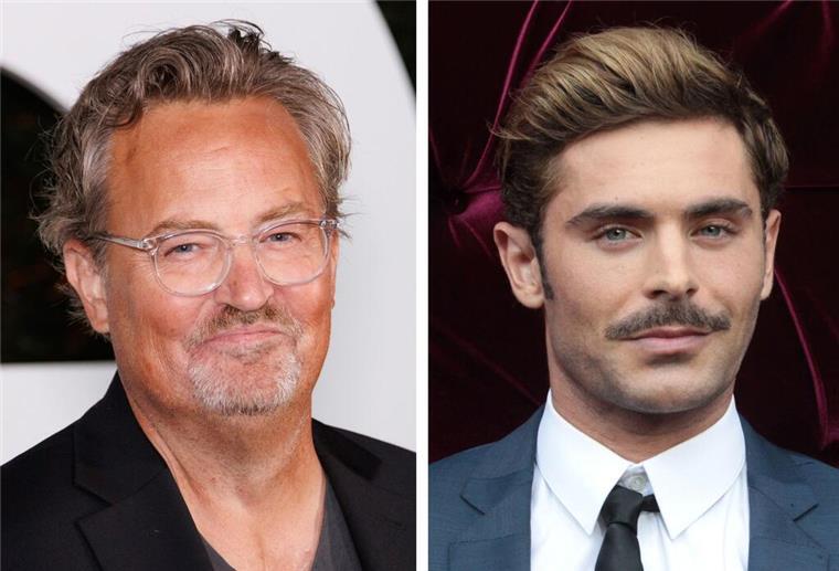 „Ein Mentor“: Zac Efron würde gerne Matthew Perry spielen Matthew Perry (l) hat Medienberichten zufolge kurz vor seinem Tod gesagt, dass er in einer Filmbiografie gerne von Zac Efron gespielt werden würde.
